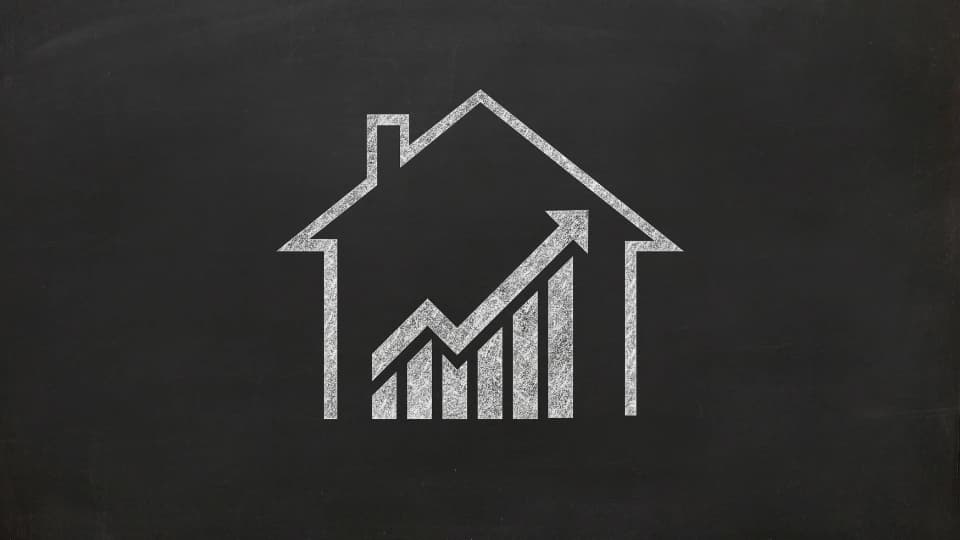 House real estate price investment mortgage graph