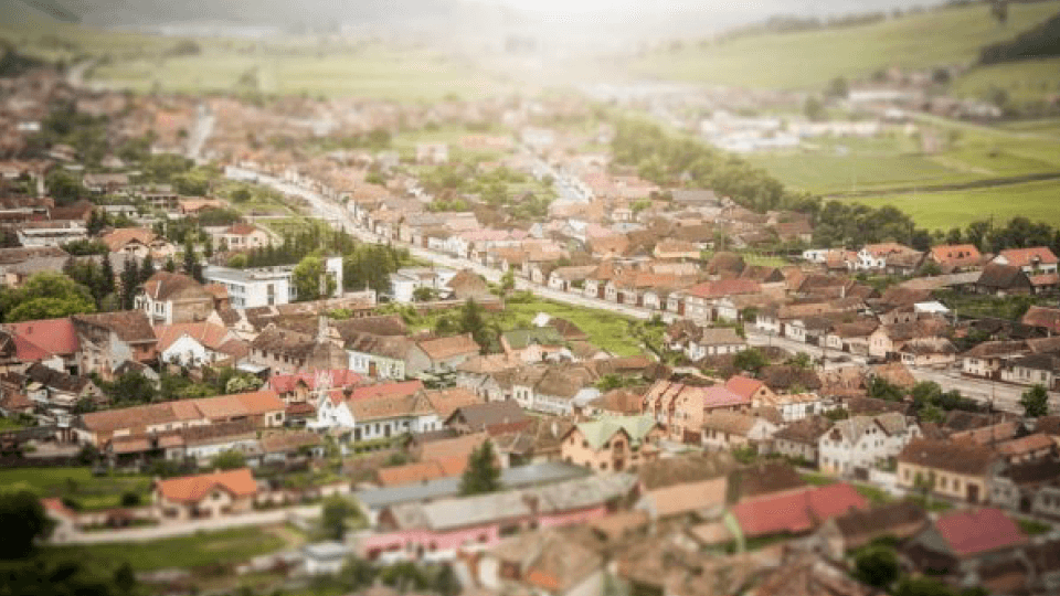 Neighborhood view from over