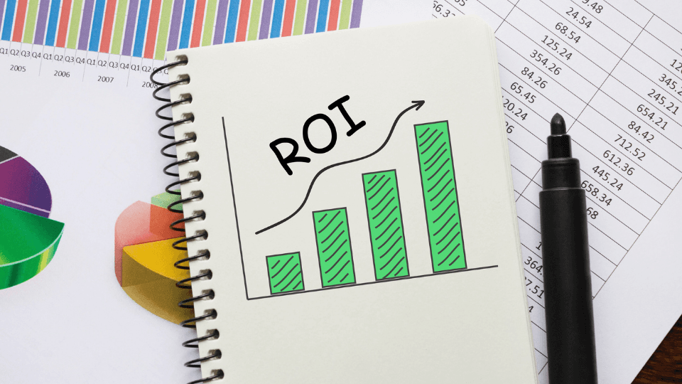ROI graphs and black marker